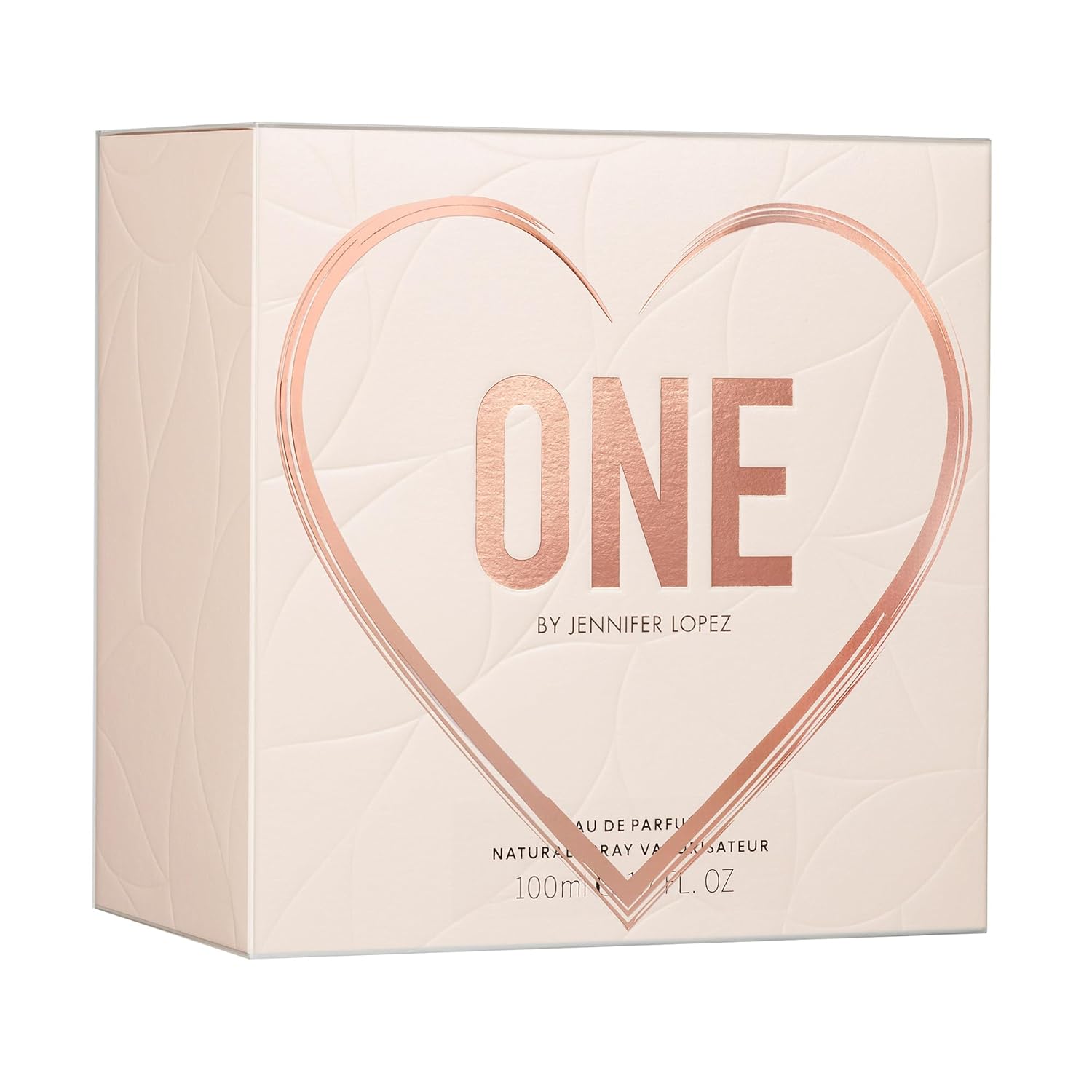 Jennifer Lopez One Eau de Parfum with Special Edition Heart Acetate Sleeve, 100 ml (3.4 FL OZ)