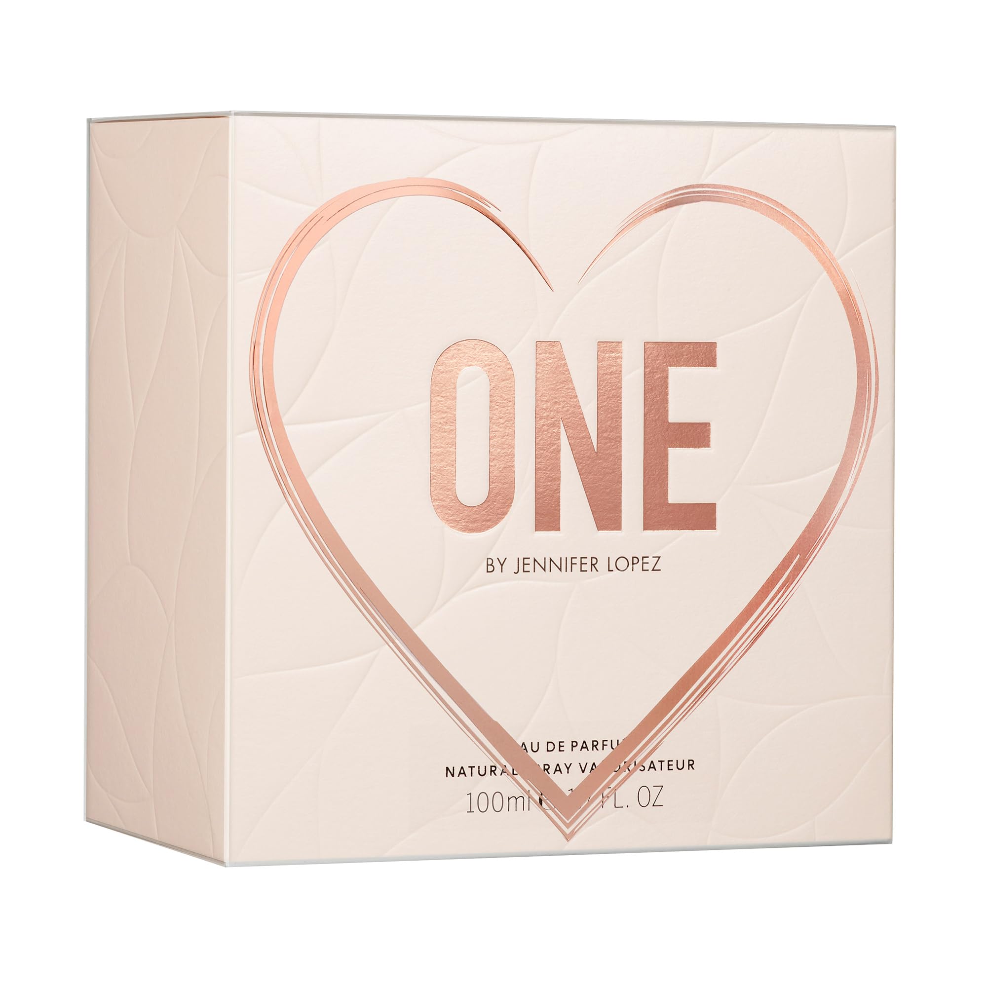 Jennifer Lopez One Eau de Parfum with Special Edition Heart Acetate Sleeve, 100 ml (3.4 FL OZ)