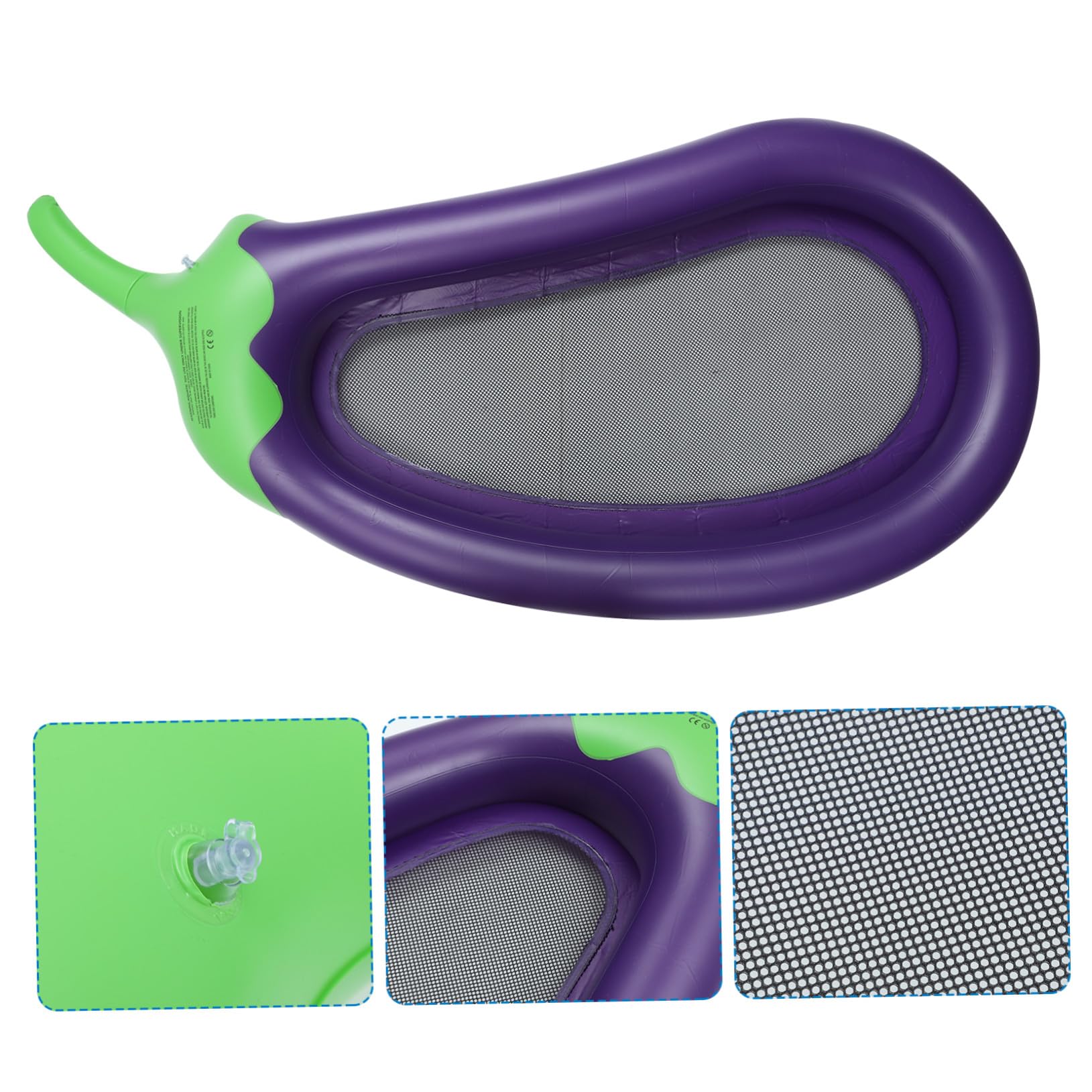 Canapé Flottant Gonflable Aubergine PVC pour Piscine et Mer | Fête Estivale, Bouee Piscine Siege, Matelas Gonflables pour Piscine, Tapis Flottant à Eau, Canapé pour Piscine Gonflable