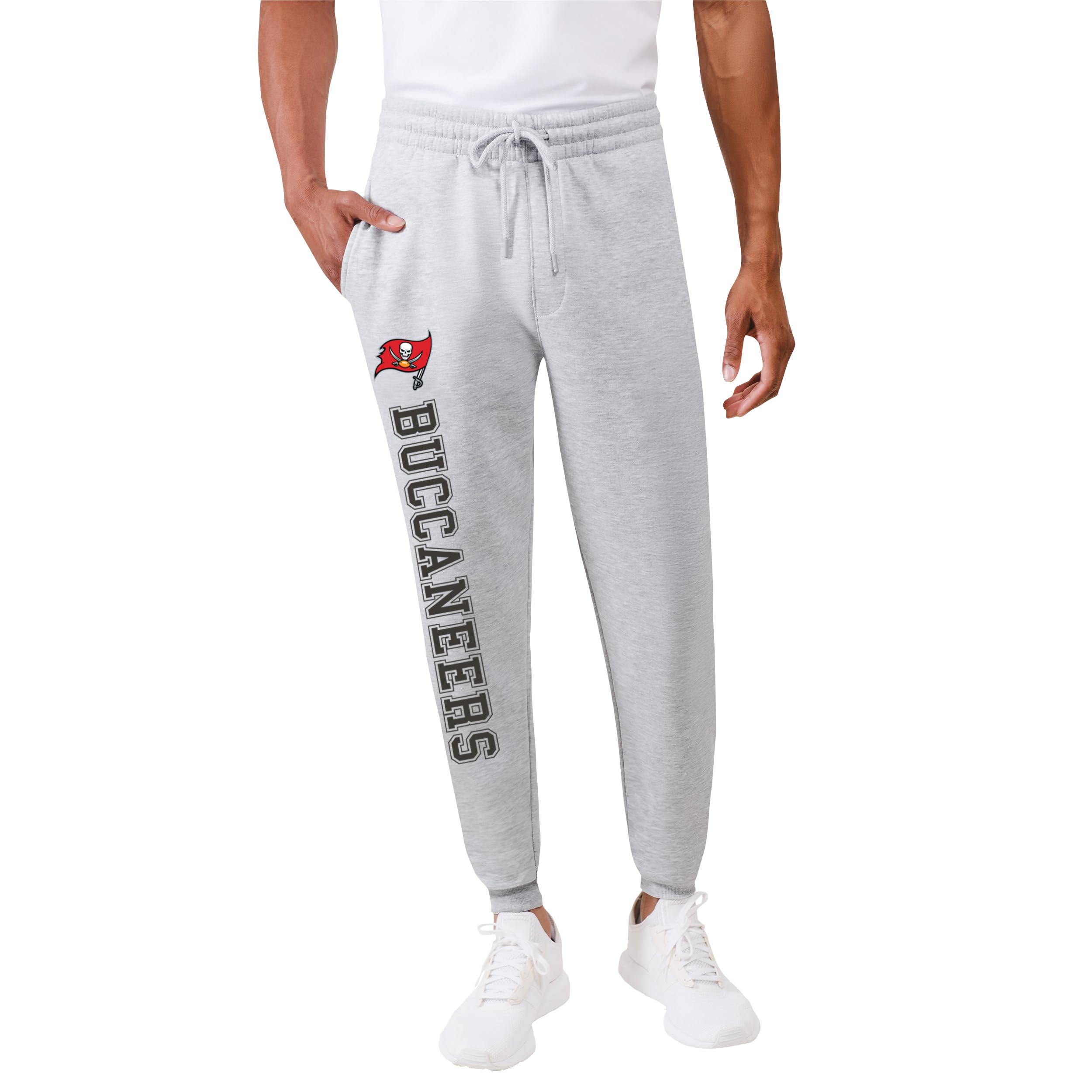 Pantalones de forro polar con bolsillos gris Ultra Game 7