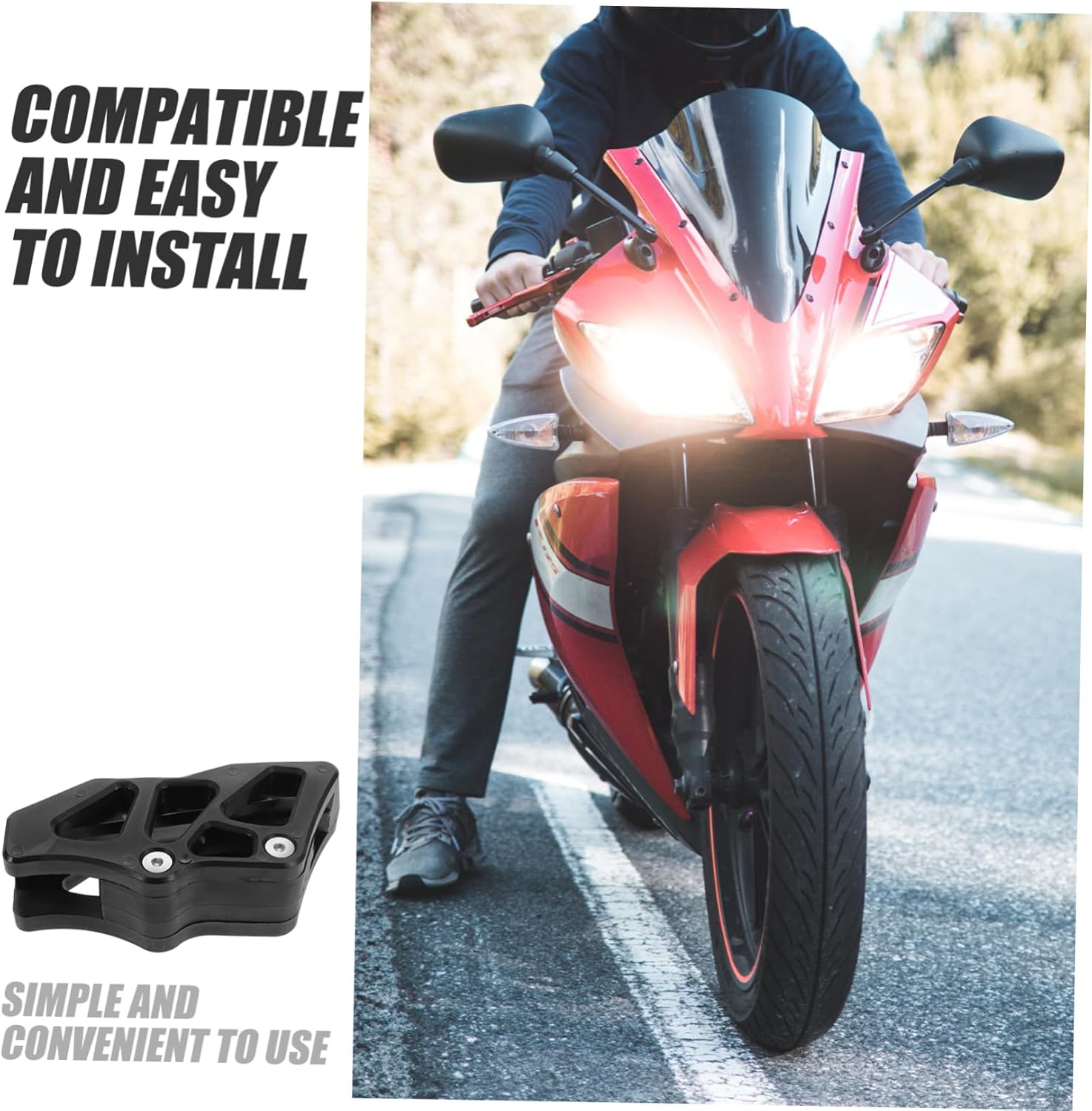 Dirt Bike Chain Guard Protector for Motorbike Sturdy Construction Chain Protection for Various Dirt Bike Models Enhances Safety and Performance