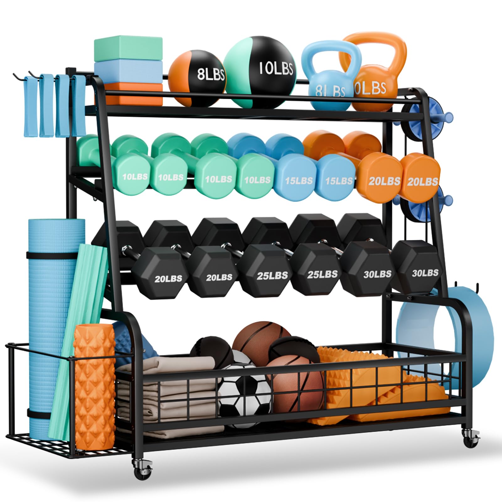 Xl Dumbbell Rack Weight Stand Adjustable Weight Rack For Dumbbells