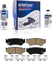 Vista 22 de Detroit Axle - Kit de freno trasero para Ford Fusion Lincoln MKZ Zephyr Mazda 6 Mercury Milan, repuesto de pastillas de freno de cerámica