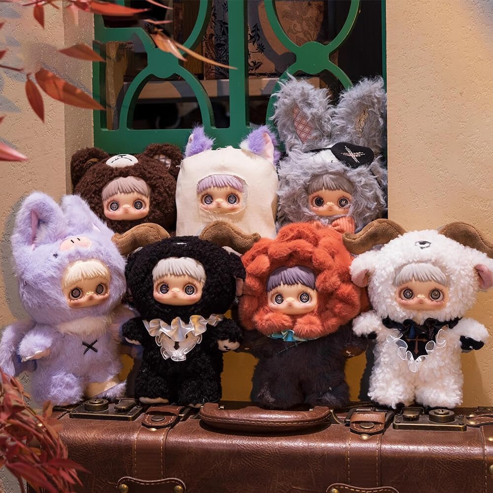 niannyyhouse Plüschpuppe Blind Box Maymei Dunkler Wald Serie, Gefüllte Plüschfiguren, Süße Sammlerstücke Geschenke (6STK)