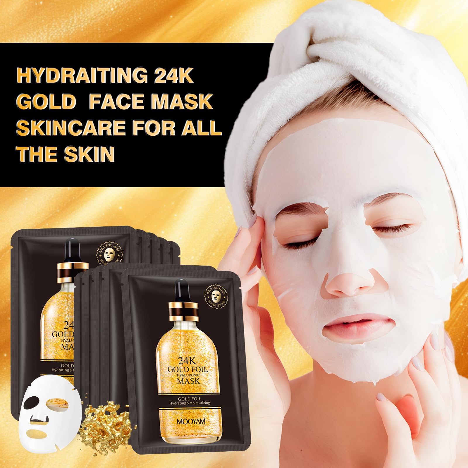 24k gold mask l glutathione malaysian review FACIAL REVIEW! It Is Unbelievable How My Skin Looked ~Product Talks~ Korea 24k Gold Mask L
