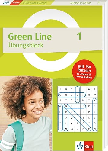Green Line 1 (ab 2021) Klasse 5 - Übungsblock zum Schulbuch: 150 Rätsel zu Grammatik und Wortschatz (Green Line Übungsblock)