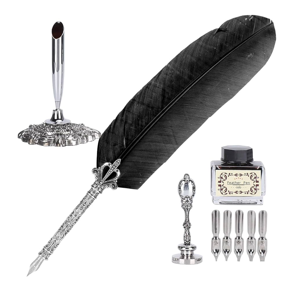 BOOWY　 B・BLUE 　羽ペン BOOWY B・BLUE 羽ペン BOOWY B・BLUE 羽ペン