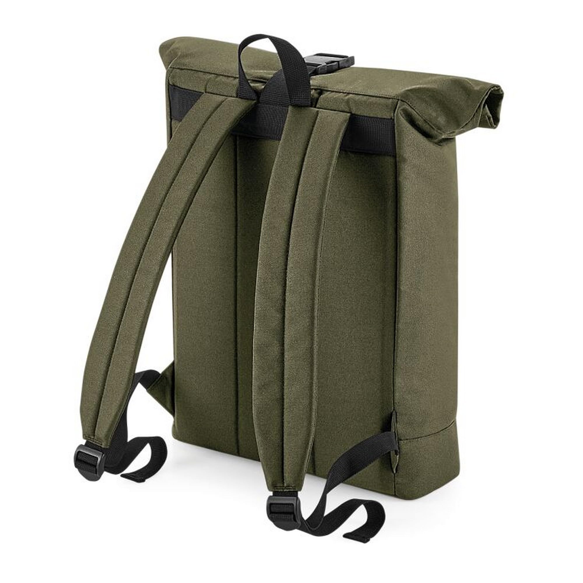 BagBase Zaino Roll-Top In Poliestere Riciclato: Unisex, Scomparto Per Laptop 15.6" - 3