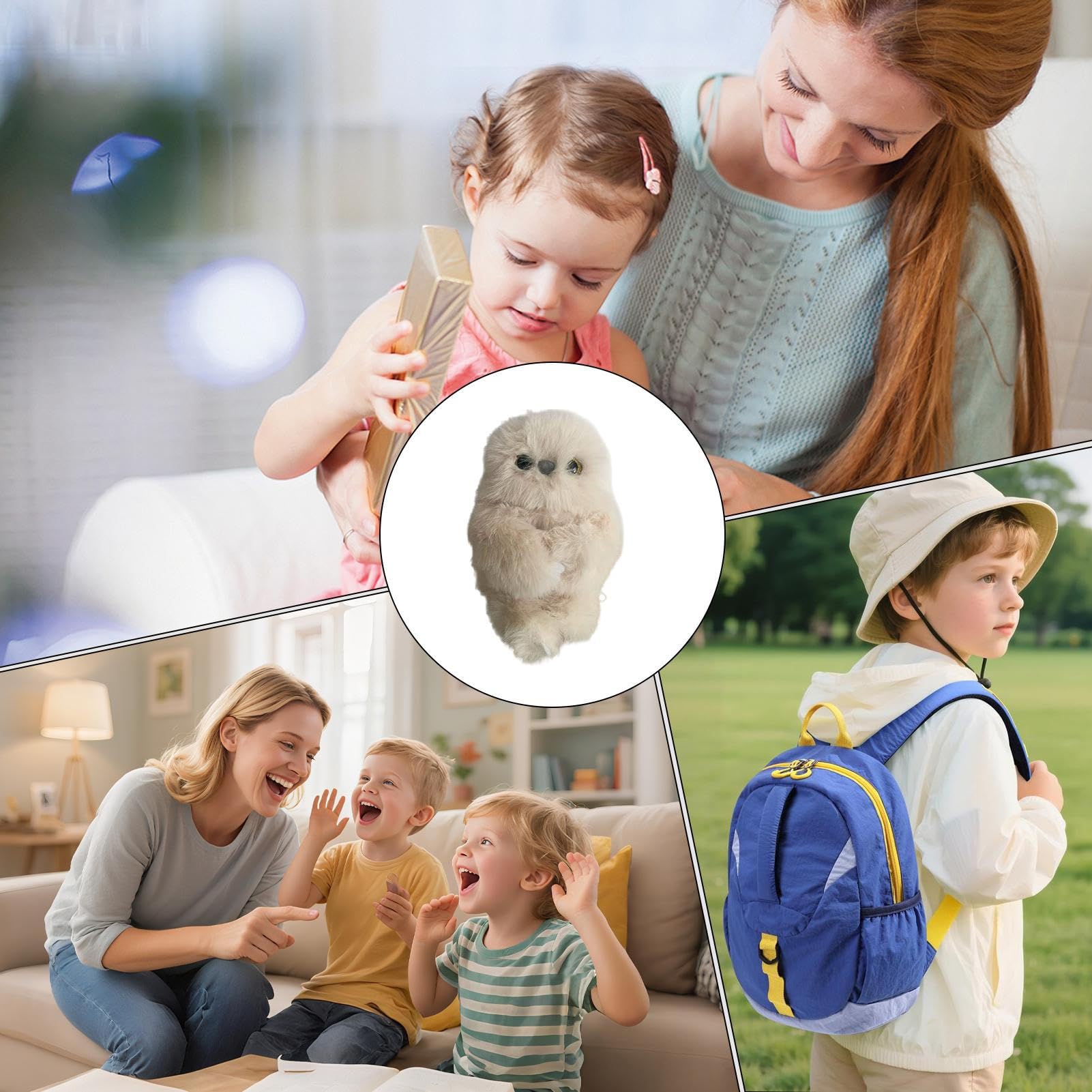 Peluche Interattivo con Funzioni – ergonomic sturdy, premium, Robot che Canta, e Annuisce registrazione vocale, per Festa di Compleanno Camere | Multipurpose Outdoor Indoor Utility
