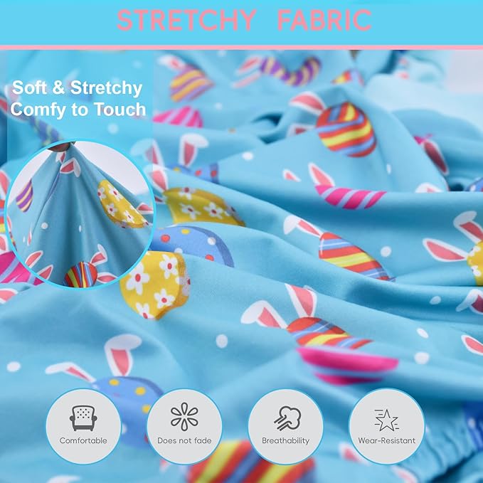 Vehomy 2-Pack Pijamas para Perro de Pascua con Patrones de Conejo miniatura 2