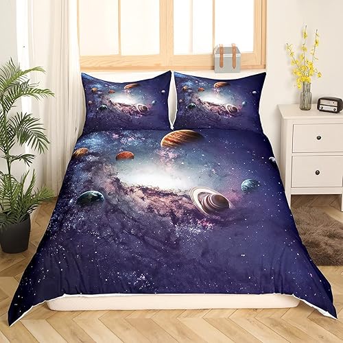 Vista 162 de Feelyou Juego de ropa de cama de coche de carreras para niños, juego de funda de edredón de deportes extremos para niños y niños, funda de edredón