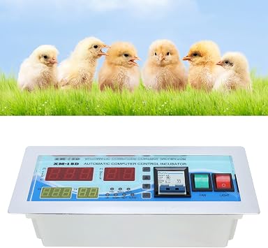 EMUKOEP 180-240V XM-18D Incubator Controller: Temperature & Humidity Controller for Chickens, Geese, Quail, Ducks, Pigeons, Birds