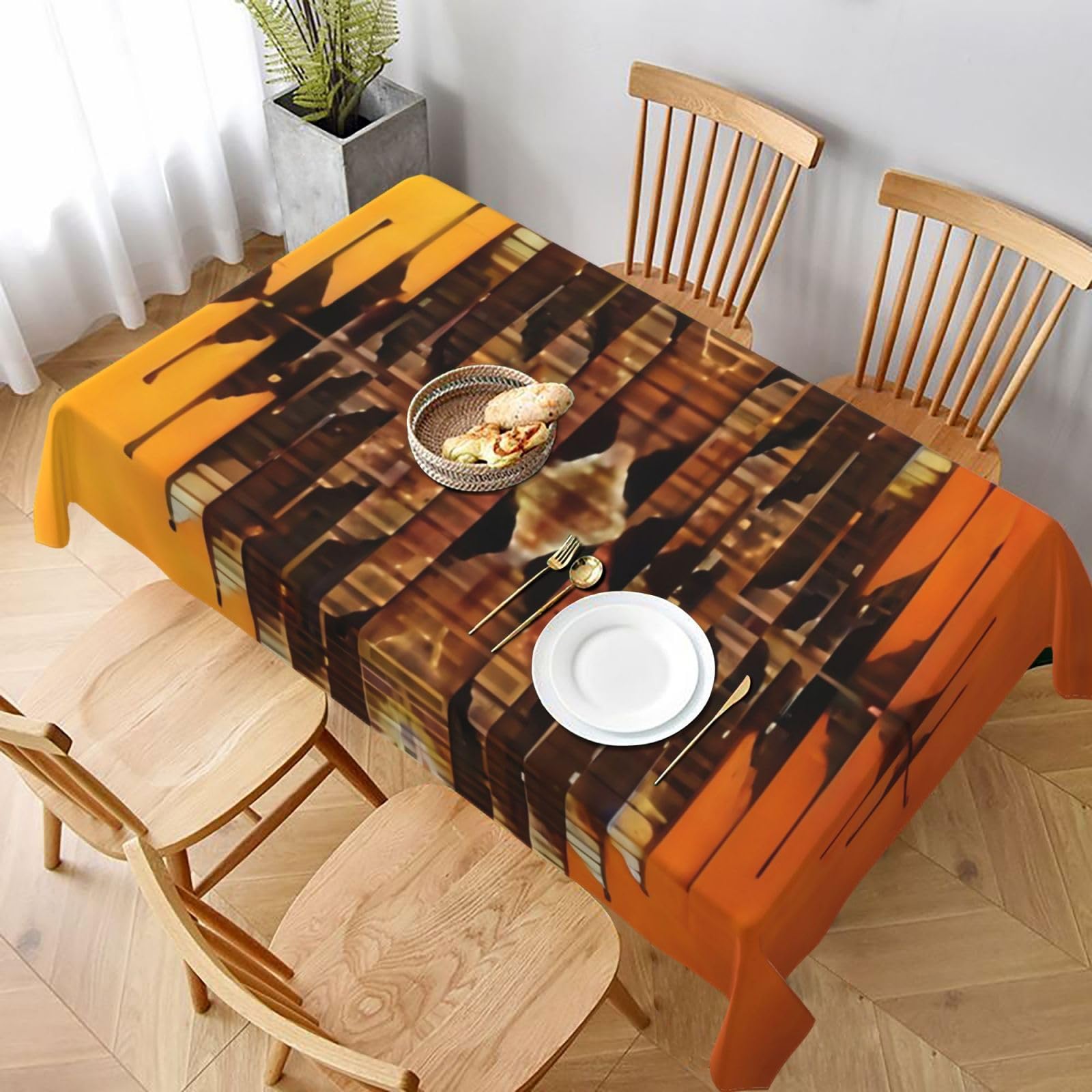 Nappe de table rectangulaire style couverture de table amérindienne 137x183cm