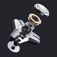 Vista 2 de INNÔPLUS Fidget Spinner, resistente acero inoxidable construcción de metal Fidget Spinners, mano Fidget Spinners, ofrece tiempos de giro suaves