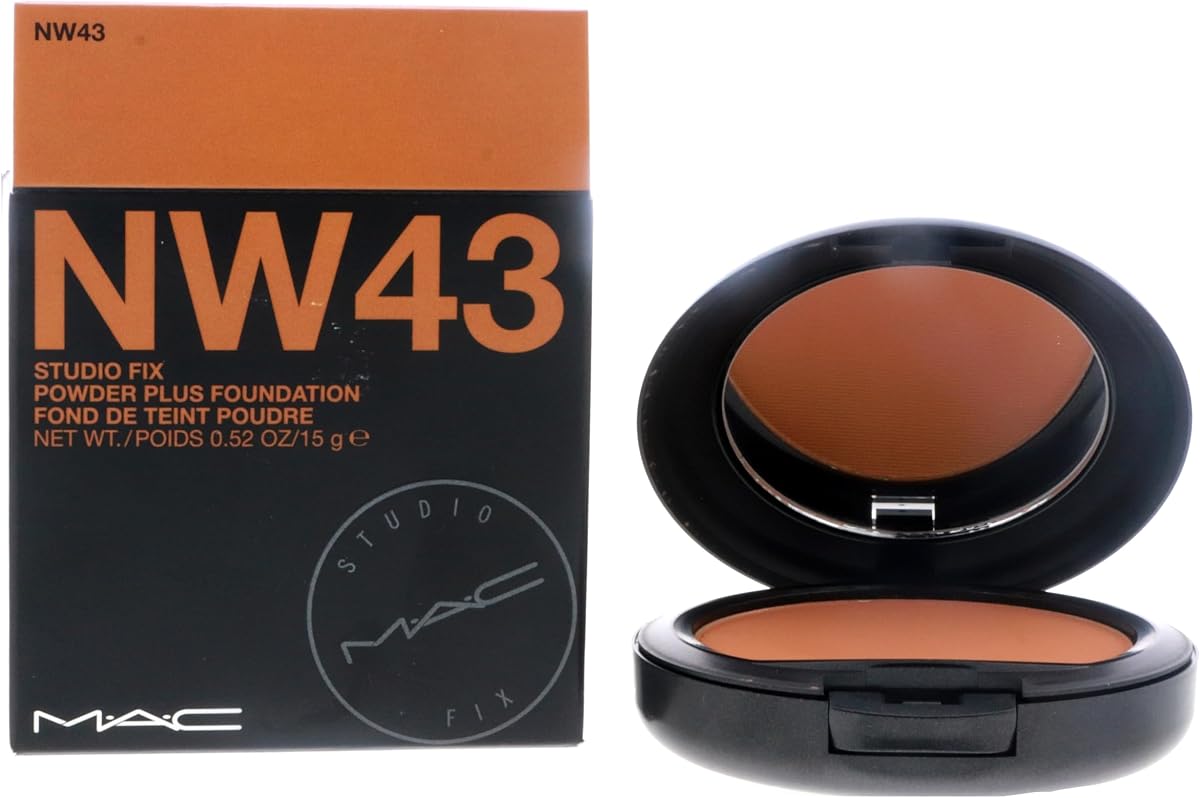 Base de maquillaje MAC Studio Fix Powder Plus - NW43 15 g/0,52 oz (paquete de 1)