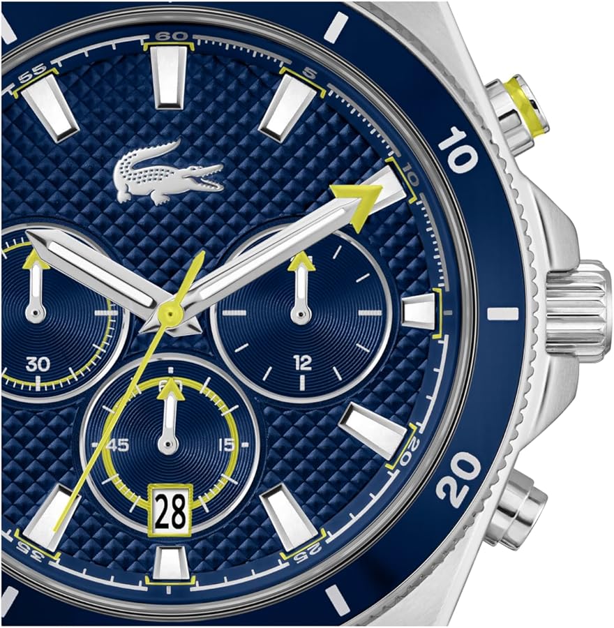 Amazon.com: Lacoste Mainsail Men's Chronograph Watch - Colorful