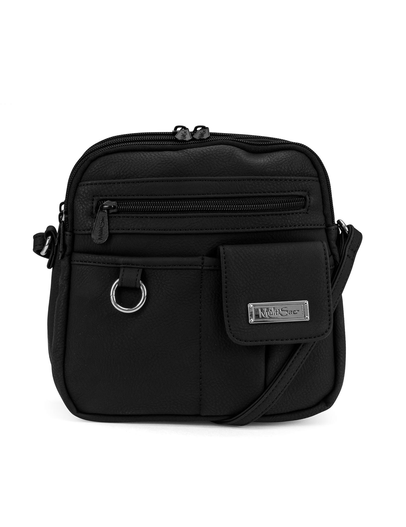 Multisac North South Mini Zip Around Crossbody Bag