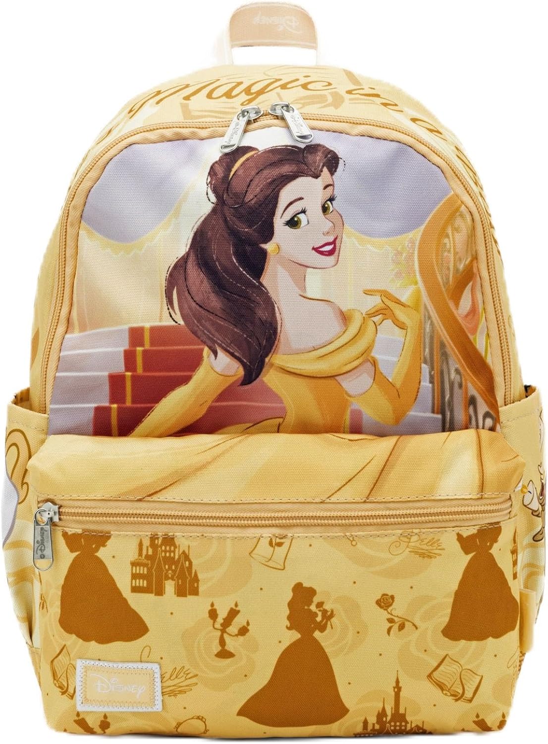 Beauty and the Beast - Belle 13"" Nylon Deluxe Daypack, Yellow, A25233
