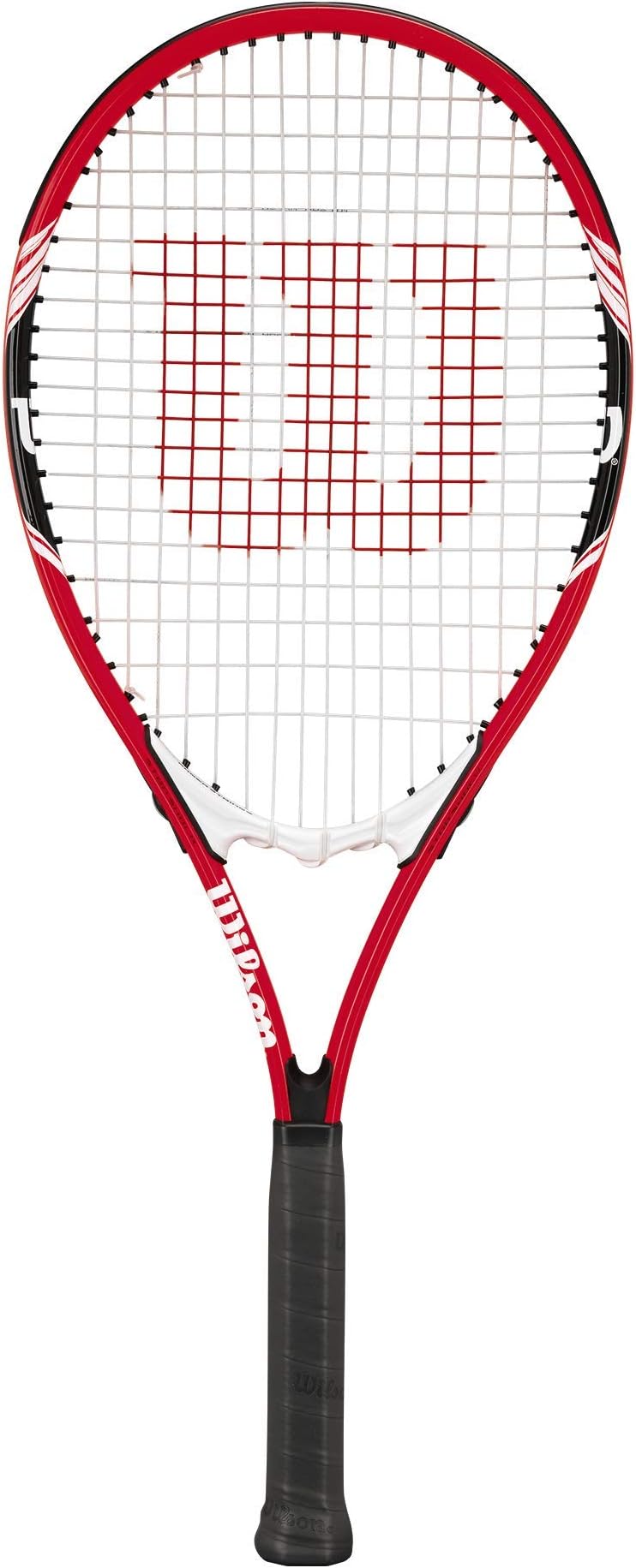 Wilson Tennis Racket, Adult Unisex, All Courter, Recreational Players, Federer, Red/White/Black