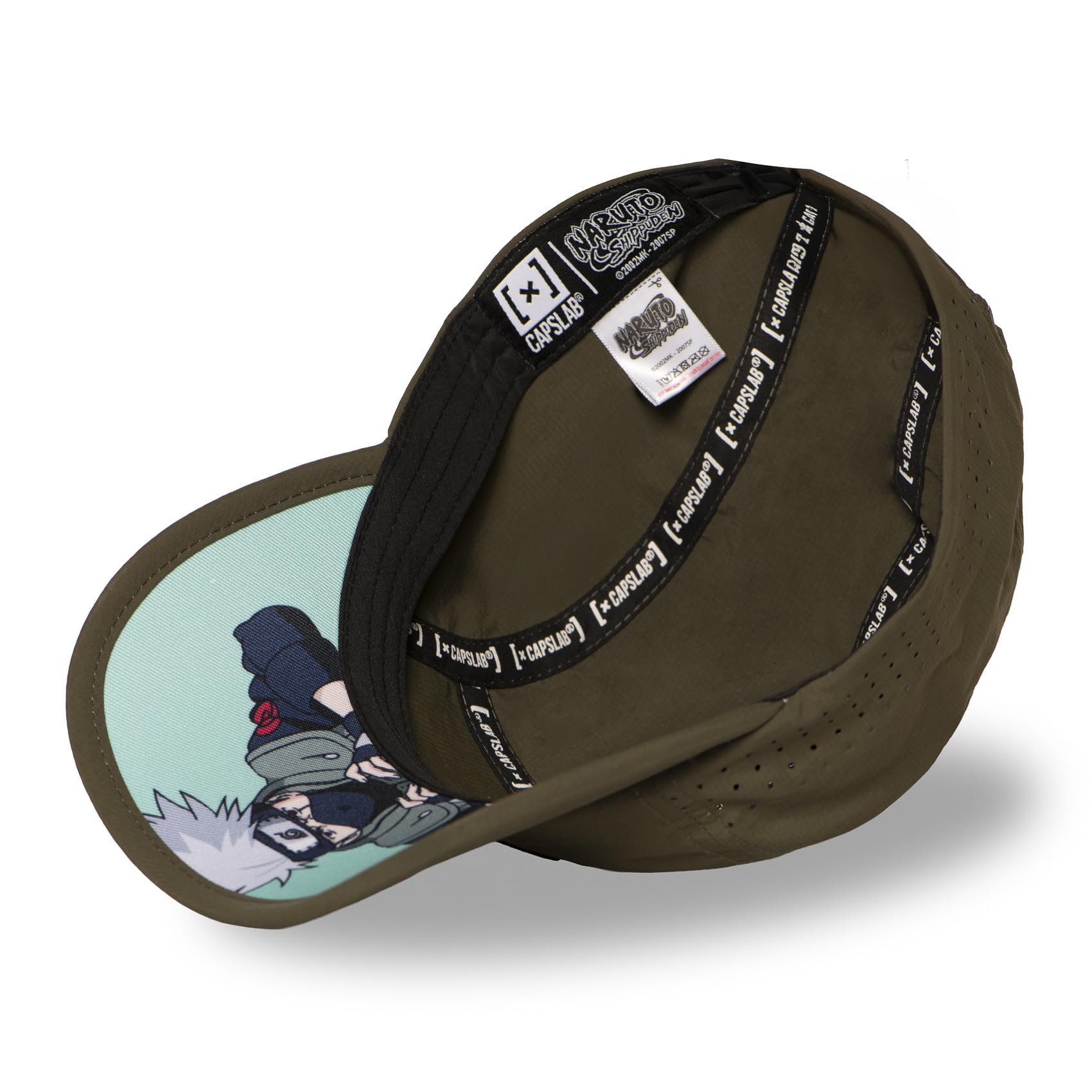Kappe für Damen und Herren, 5 Panels Naruto Shippuden, verstellbar durch Snapback