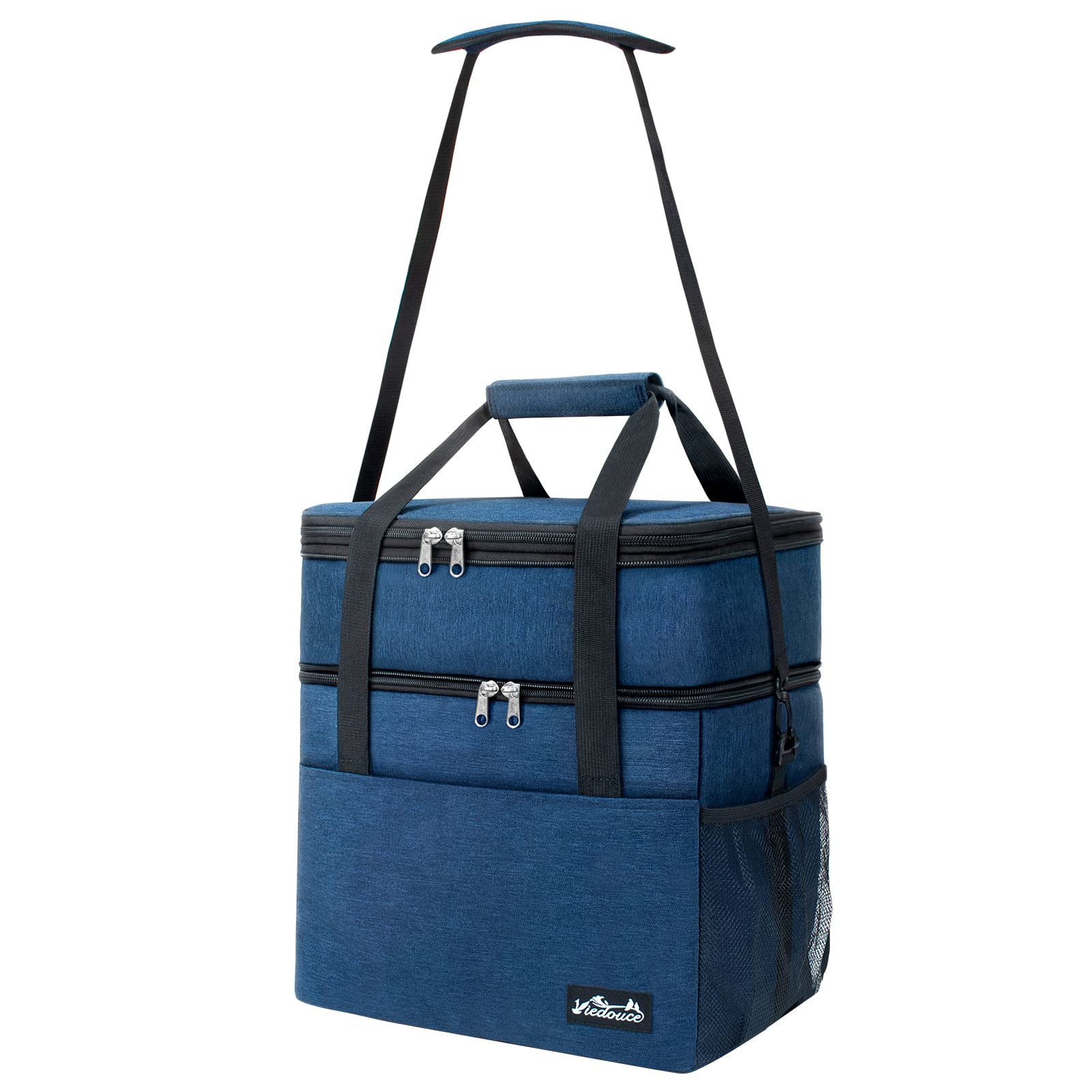 Borsa Termica Pranzo 30L Espandibile Isotermica Impermeabile con Tracolla e Apri Birra per Esterni Campeggio Viaggi