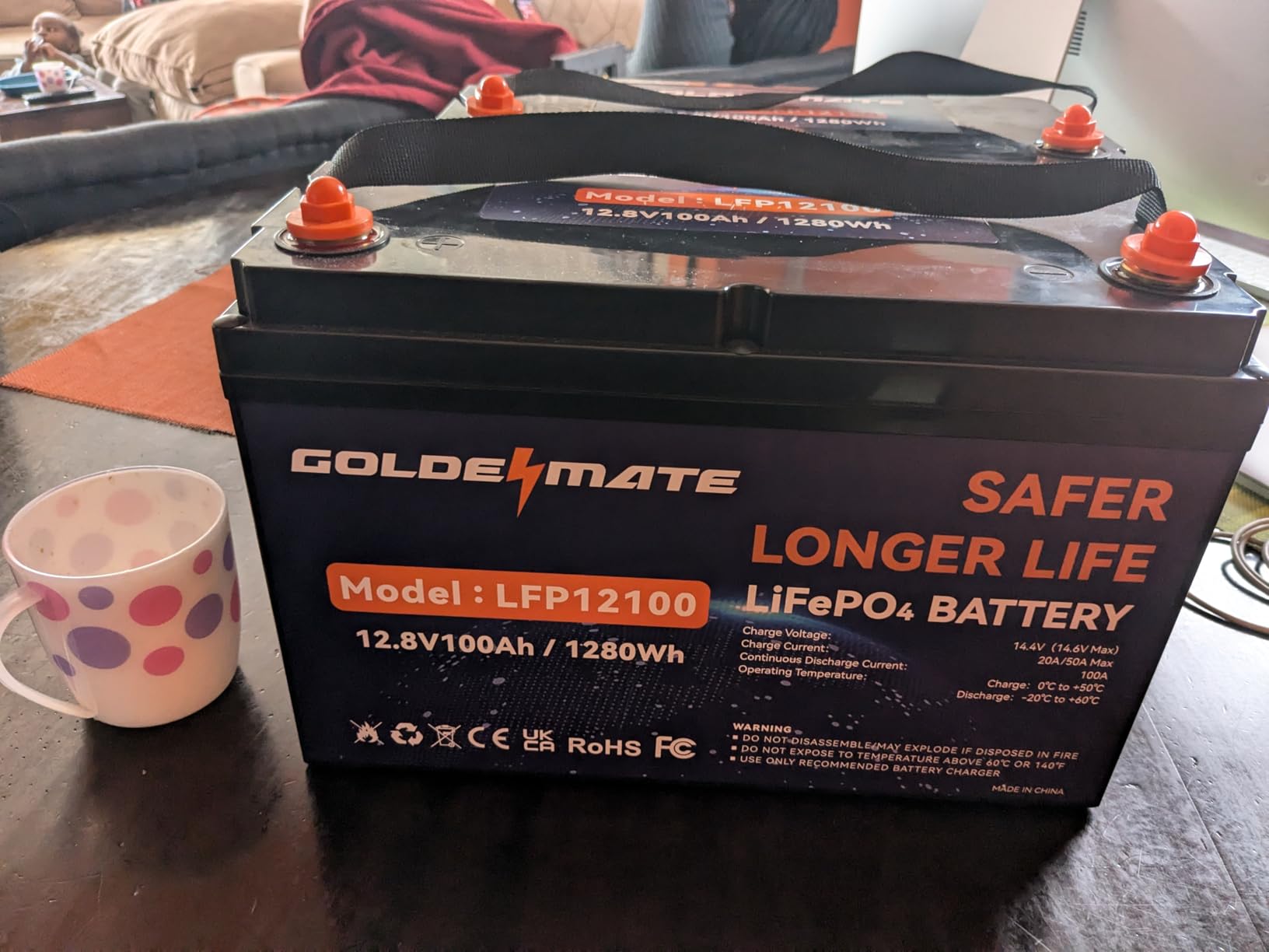 GOLDENMATE 12V 50Ah LiFePO4 Battery, 10 Years Liberia | Ubuy GOLDENMATE 12V 50Ah LiFePO4 Battery, 10 Years Liberia | Ubuy