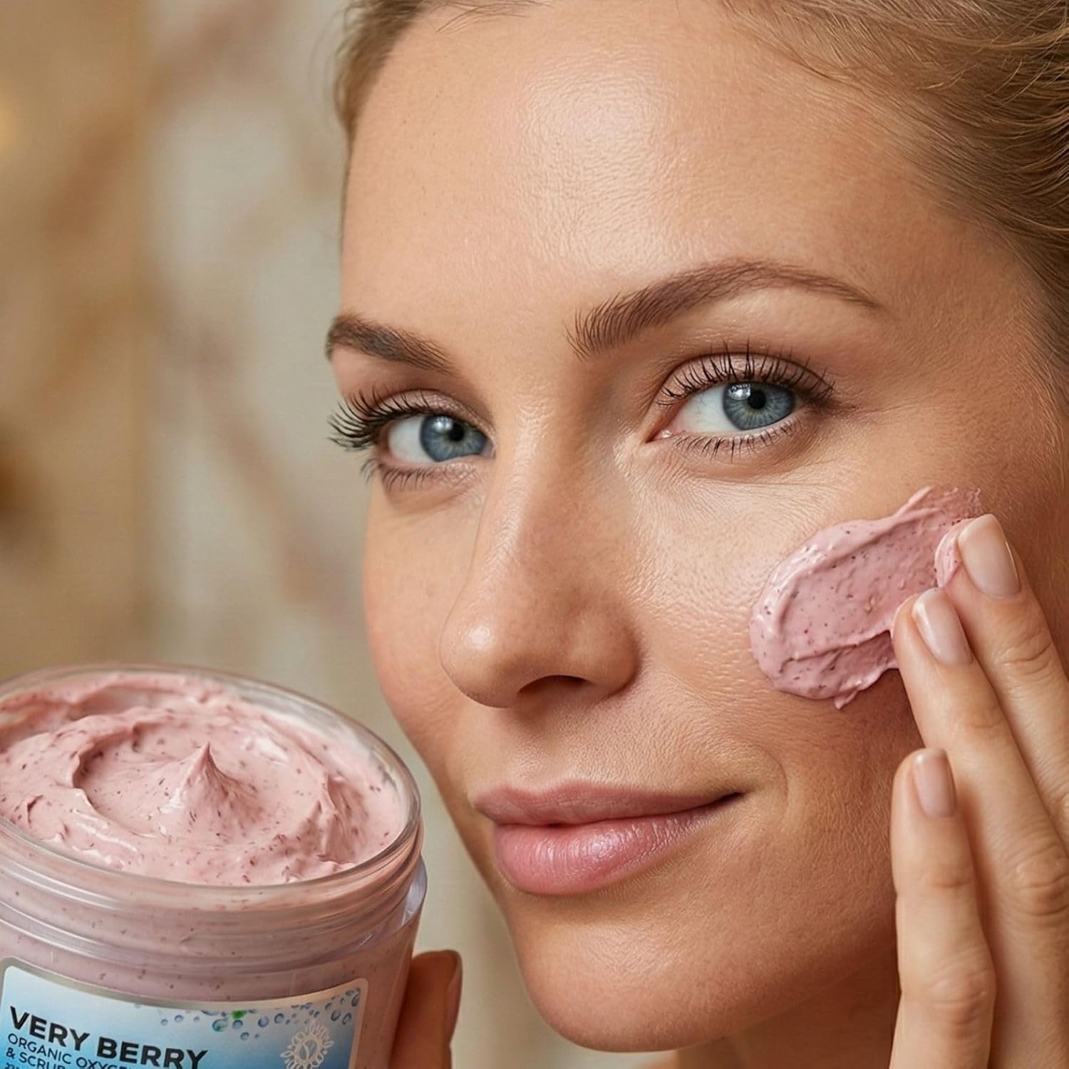 Sweetsation Therapy/Yunasence, Very Berry Oxygen Exfoliating Mask & Scrub w/Vitamin C, Enzymes & Superberries. Rejuvenating, Hydrating, Purifying, Pore cleansing.