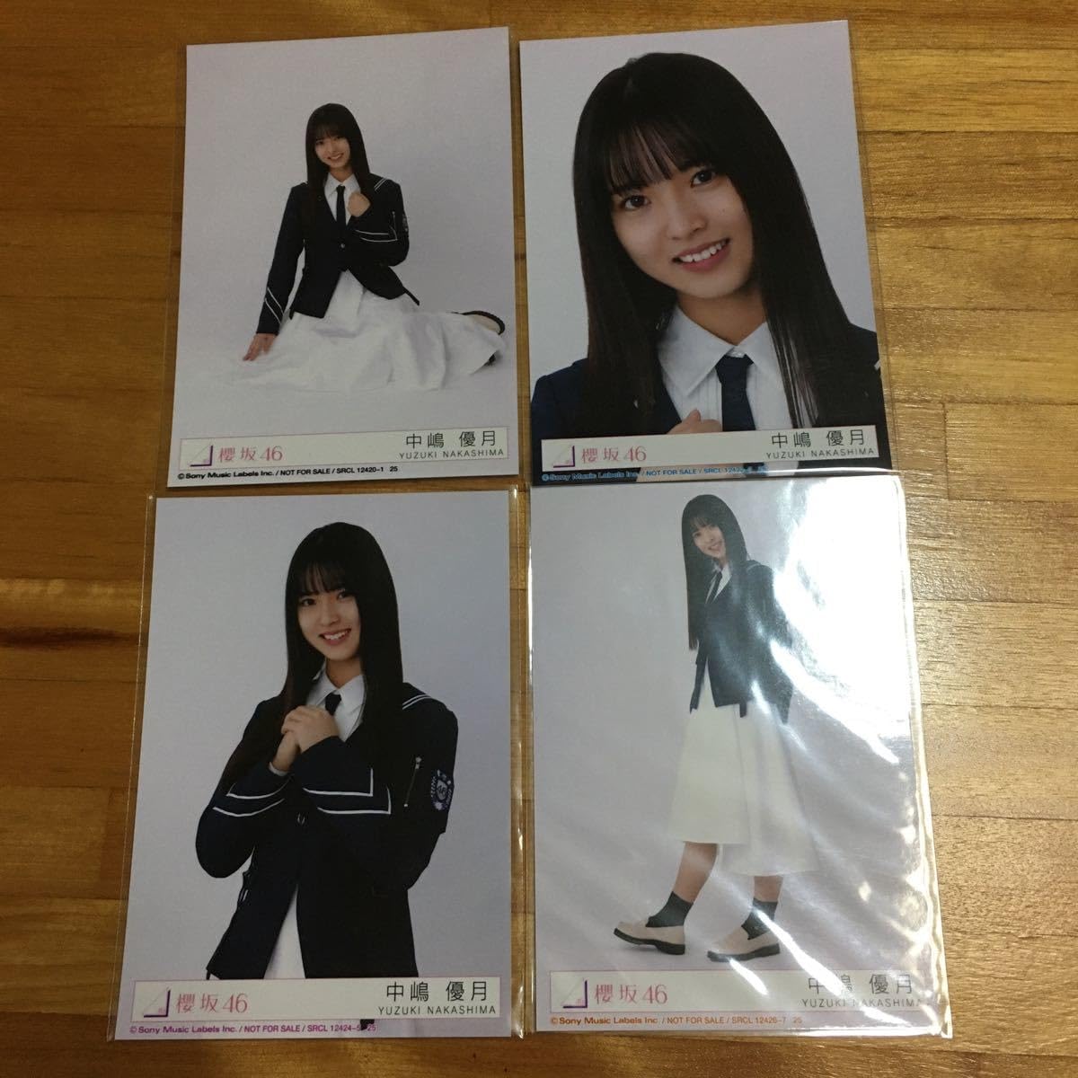 Amazon.co.jp: 櫻坂46 中嶋優月 生写真 コンプ（乃木坂46 櫻坂46 日 