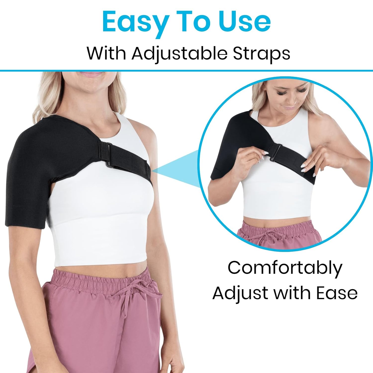 Arctic Flex Shoulder Ice Pack Wrap- Compression Hot & Cold Therapy Sleeve for Rotator Cuff Pain Relief- Compress for Frozen Shoulders, Surgery & Injury for Men & Women- Reusable Gel Support (X-Large)