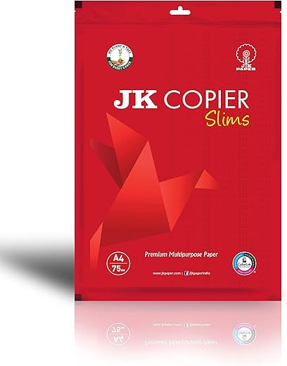 JK Copier Slims Paper A4, 75 Gsm, 100 Sheets