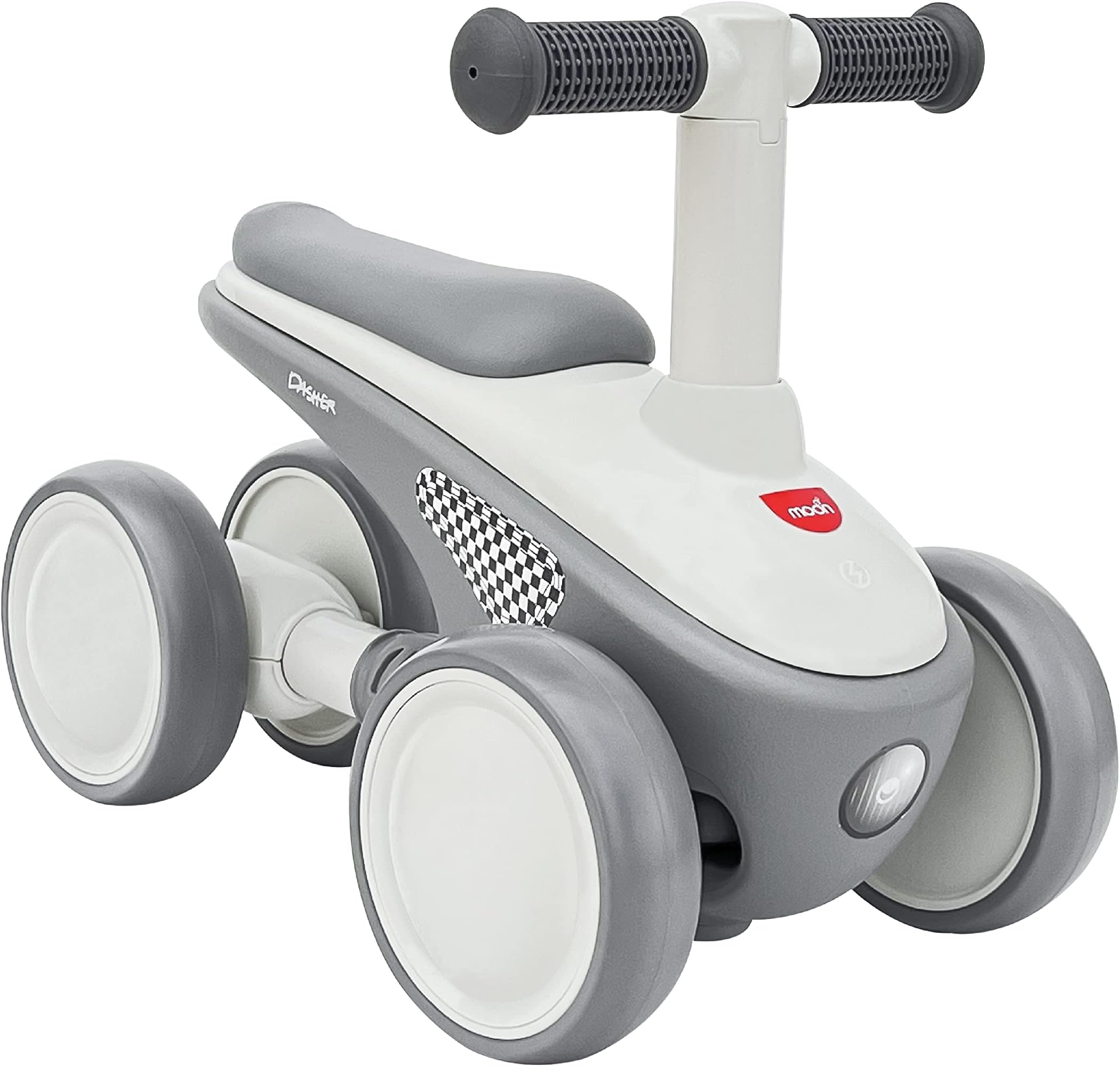 The Moon Brand Dasher Kids Balance Bike Kids cycles for 13 years, Toddlers Trike for Indoor Outdoor play, Kids First Birthday Gifts – Grey