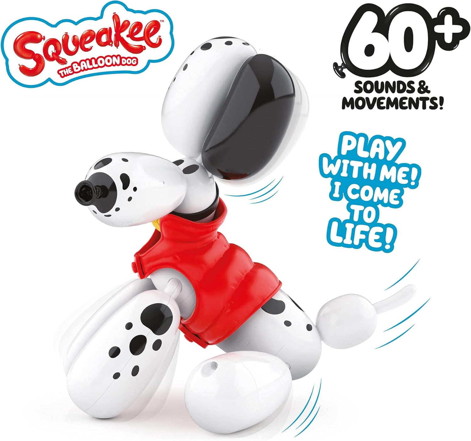 Squeakee Spotty The Dalmatian Balloon Dog,Multicolor,12307