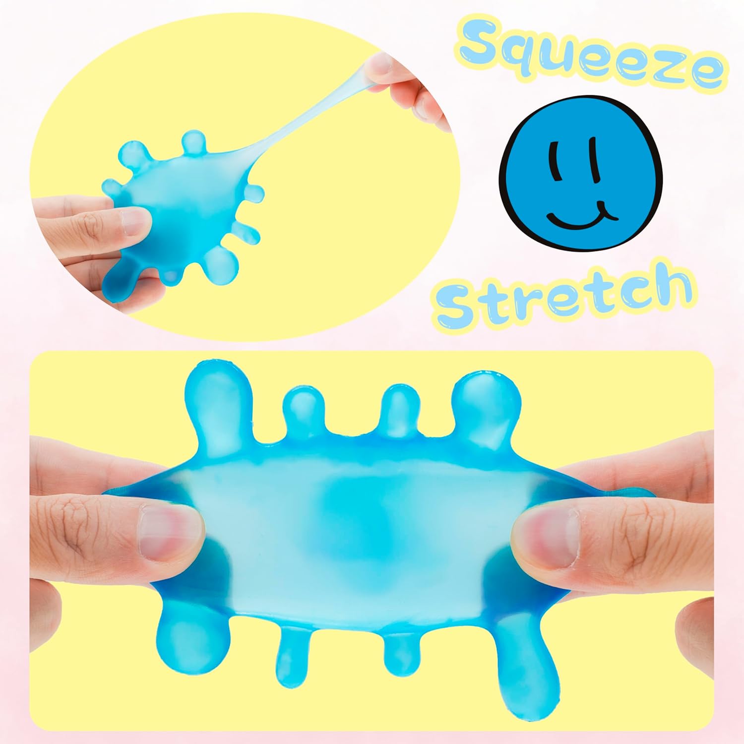 Spectacular Splat-Tastic Squishy Toy, Stress Splat Toy, Ultra-Soft Decompression Toy, Sensory Fidget Toys for Autism, ADHD, Anxiety Relief - Squeeze Stress Relief Toys, Birthday Gifts