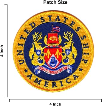 USS America CV-66 Collectible Novelty Patch