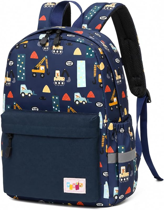 Mochila para niños pequeños, mochila para niños y niñas con correa para el pecho
