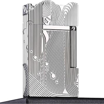 Classic kerosene lighter, Sanji same style sleeping mermaid lighter pure copper kerosene lighter, vintage trench lighter, mens dad husband gift collection,B