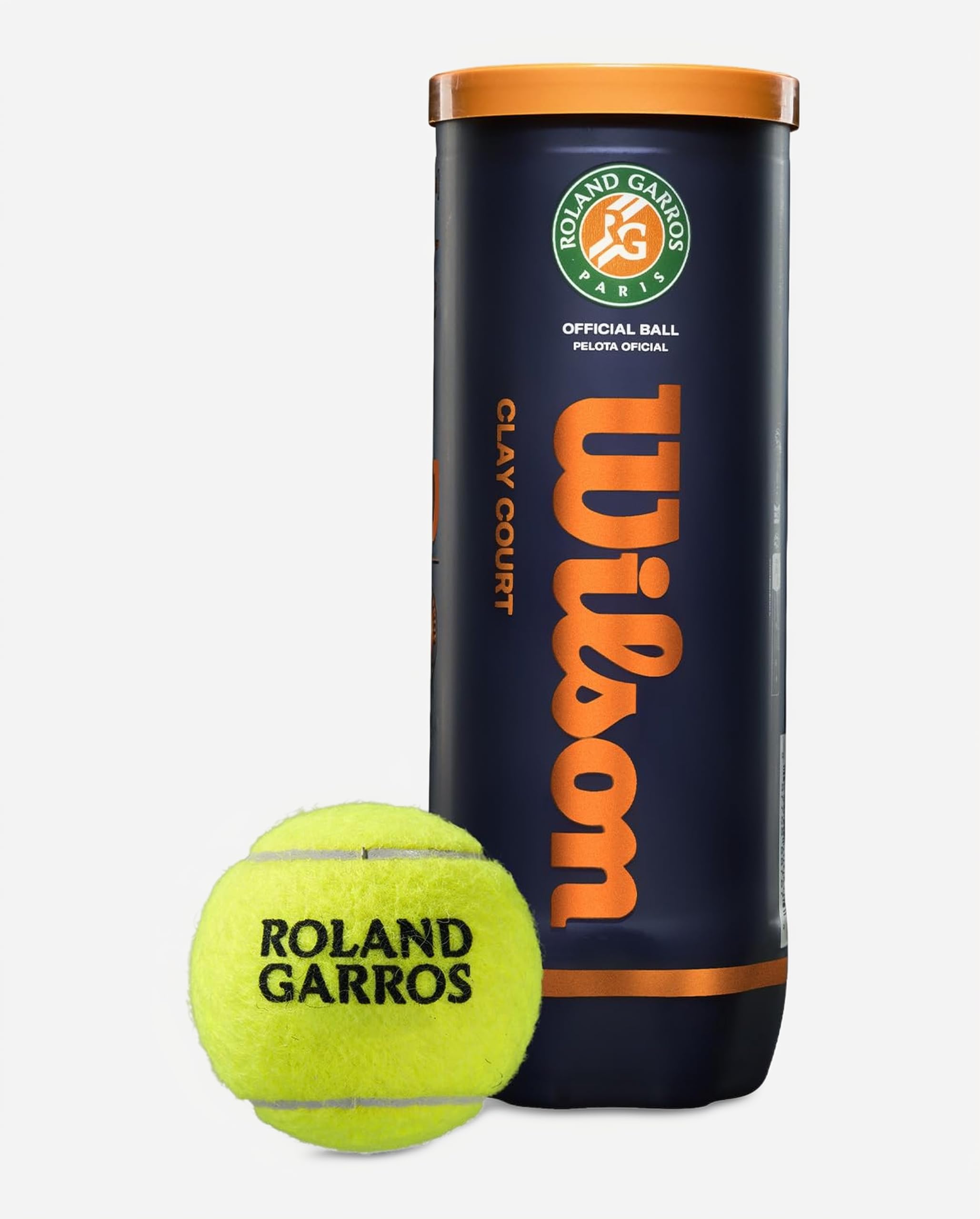 Amazon.com: WILSON Roland Garros Clay Tennis Ball - 3 Ball Can