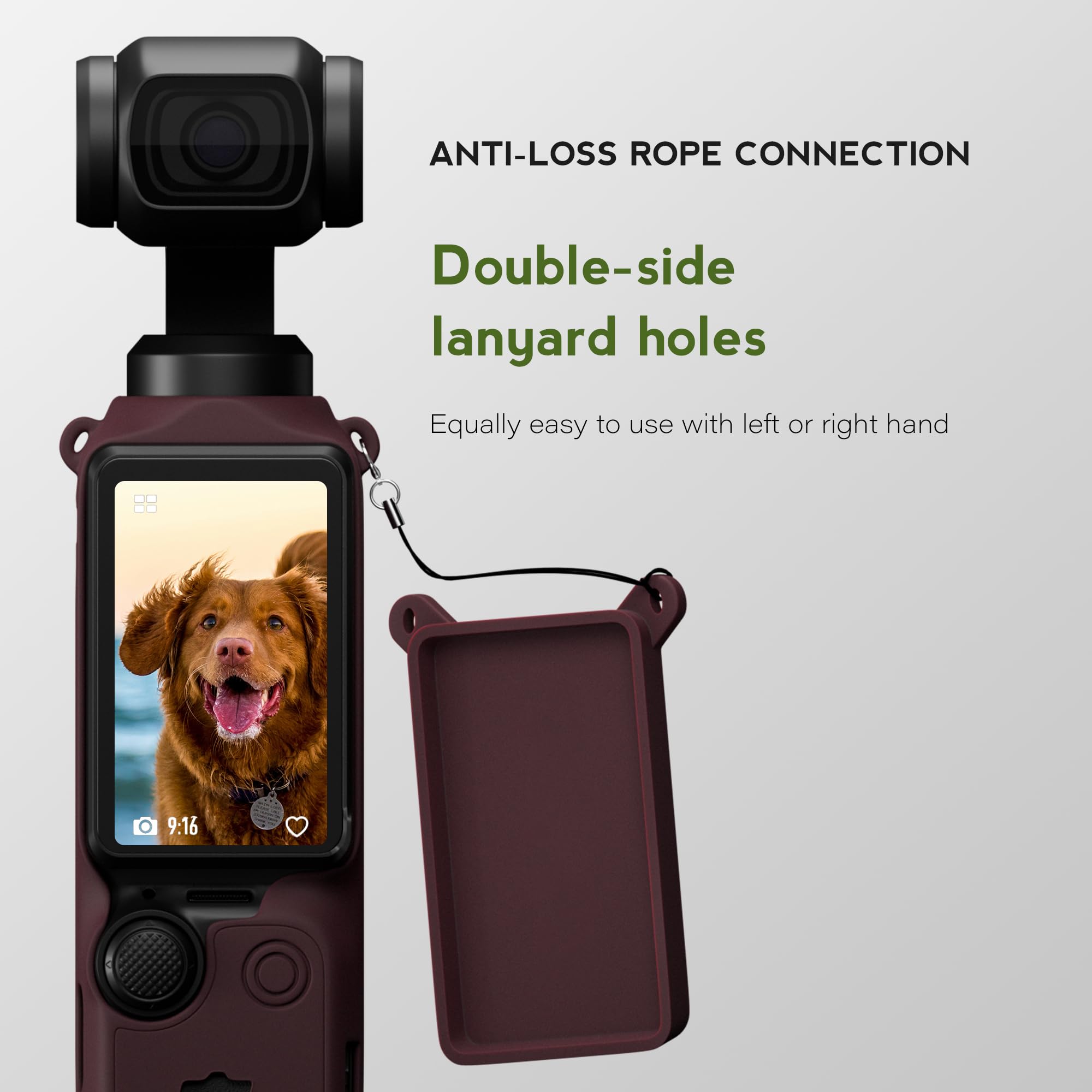 Funda protectora para cámara DJI Osmo Pocket 3 / Xtra Muse, funda de silicona suave con protección de pantalla y micrófono, antiarañazos, accesorios de piel ajustados para Pocket 3/Xtra