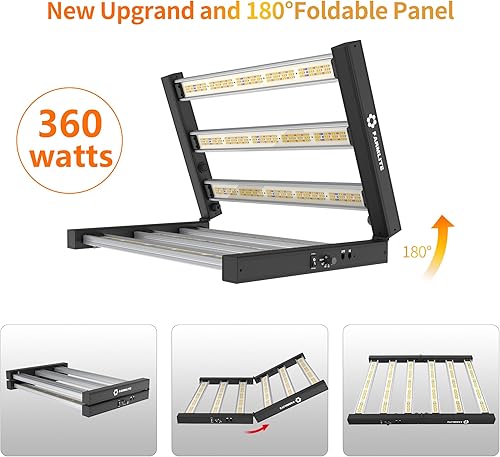 Miniatura 23 de Luces LED de cultivo FARMLITE para plantas de interior, espectro completo, luz de crecimiento de plantas, lámparas de cultivo colgantes de plantas