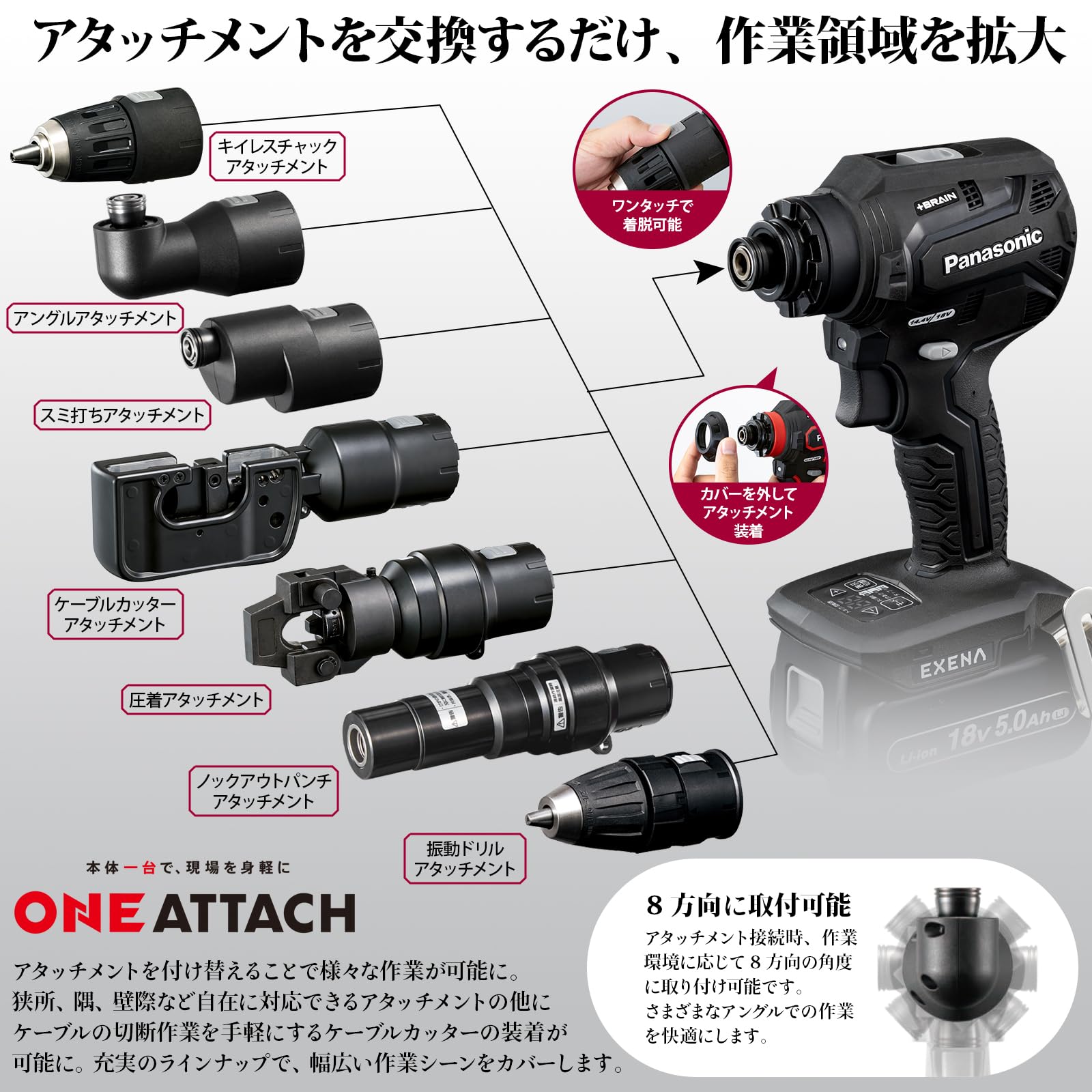 Amazon.co.jp: パナソニック(Panasonic) 電動ドリルドライバー 本体 