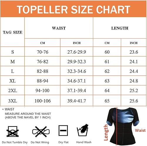 Miniatura 7 de TOPELLER Traje de sauna para mujer, chaleco de entrenamiento de cintura para sudar, chaleco moldeador de cuerpo completo, camisa con cremallera,