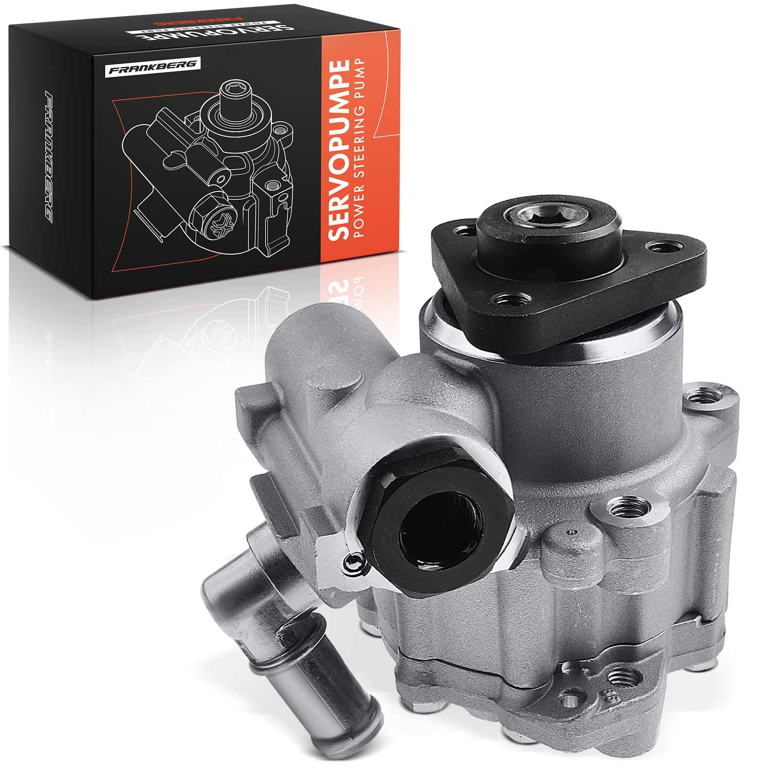 Frankberg Servopumpe Hydraulikpumpe Lenkung Kompatibel mit 3er E46 323 325 328 330 2.5L-3.0L 1998-2005 5er E39 525 528 530 2.5L-3.0L 1995-2004 Benzin Replace #96636M