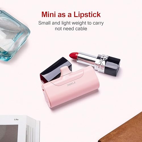 Miniatura 4 de iWALK Pequeño cargador portátil del USB C, cargador portátil del teléfono 4500mAh para la estación del cargador de Android