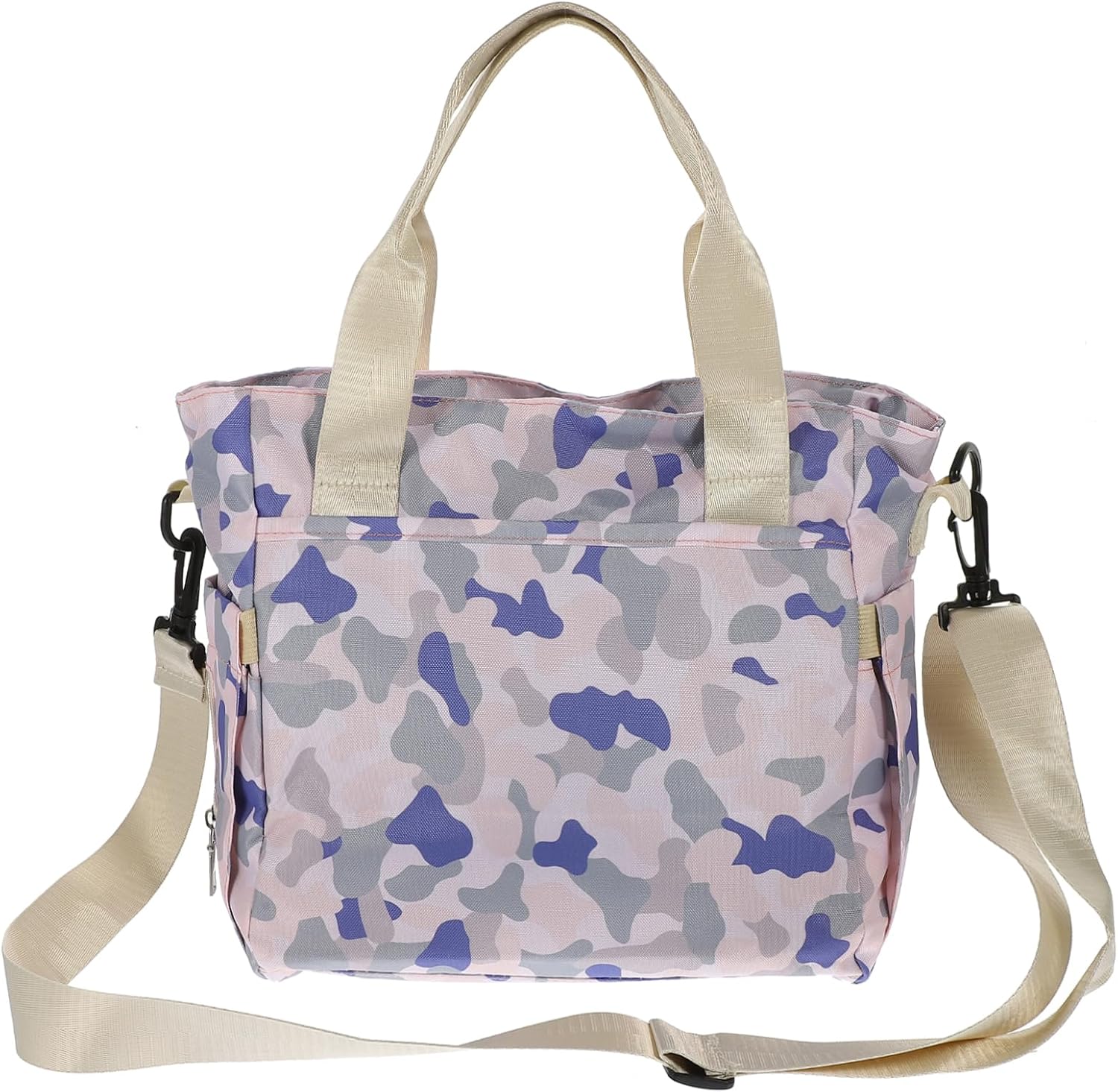 Kisangel Huge Diaper Bag Capacity Mommy Handbag Camo Design Stylish Travel Tote for Moms for Diapers and Essentials