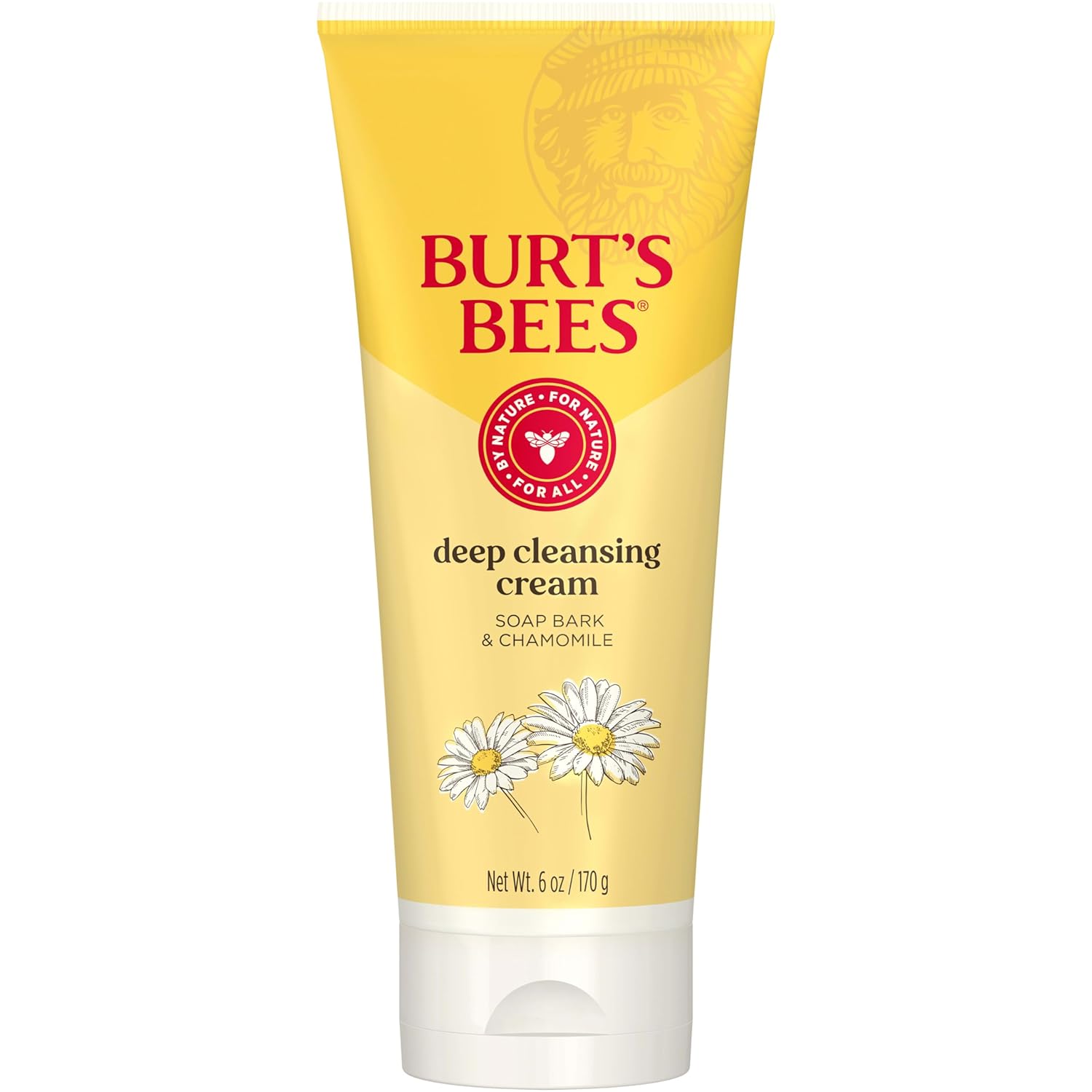 Burts Bees Deep Cleansing Cream with Soap Bark and Chamomile 98 9 Natural Origin 6 Ounces