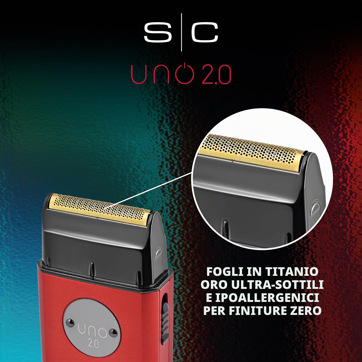Rasoio Elettrico Barba e Capelli Stylecraft Uno 2.0 by Gamma Più, Senza Fili, Autonomia 130 Minuti, Da Viaggio Compatto e Portatile 90gr, Ergonomico, 9.000 RPM, Ricaricabile con USB Tipo-C