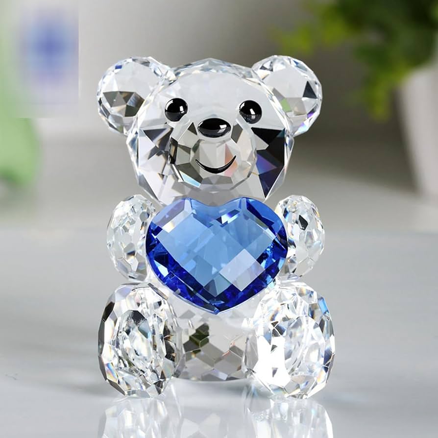 lovlots クリスタルクマ 置物 Amazon.co.jp: K9クリスタル 熊 クマ ミニ 置物 可愛い 癒し