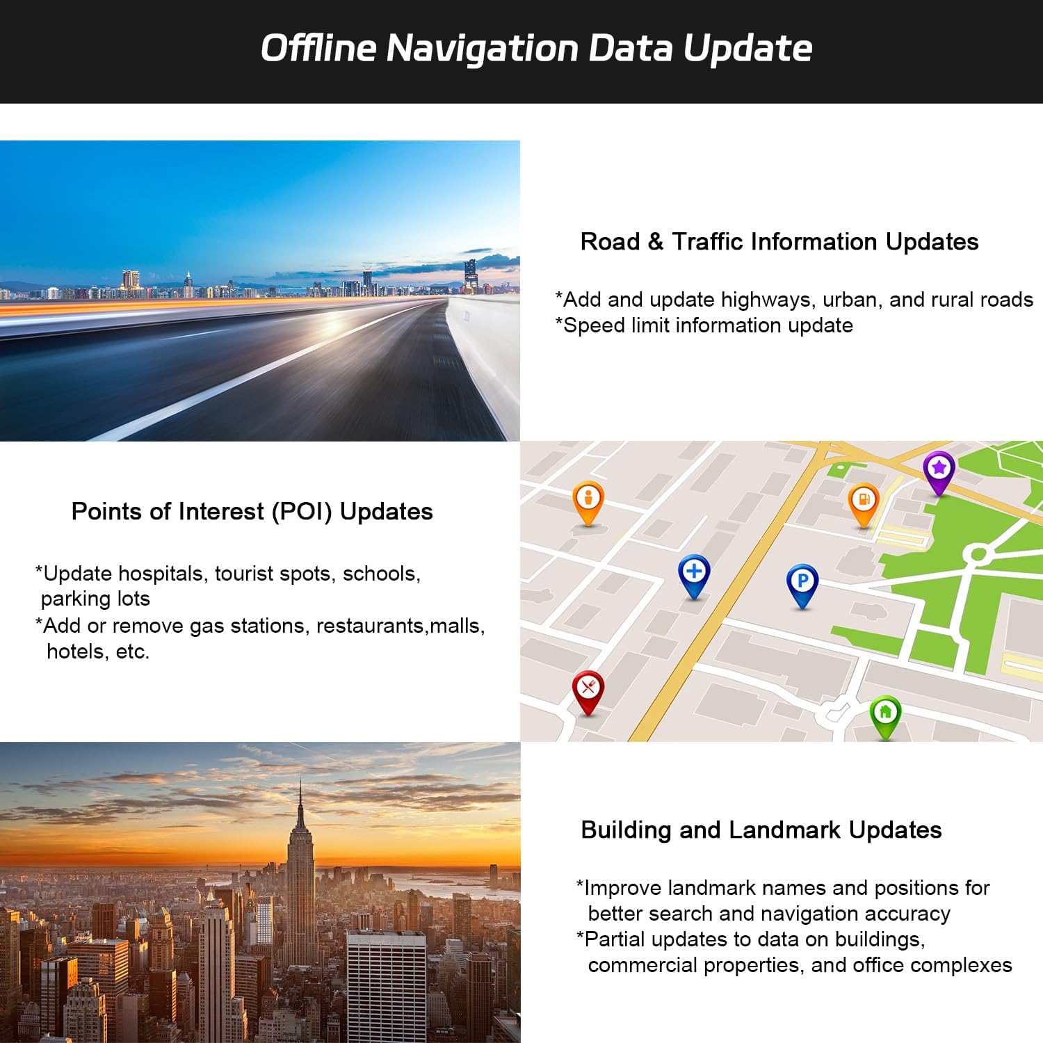 XGEEK A15 2025 Latest Navigation SD Card Accessory for Ford/Lincoln–Compatible with F150, Explorer, Fusion, Expedition,Escape,Edge,MKC,MKZ,MKX,Sync 2,USA/Canada Maps Update, Model GM5T-19H449-AJ.