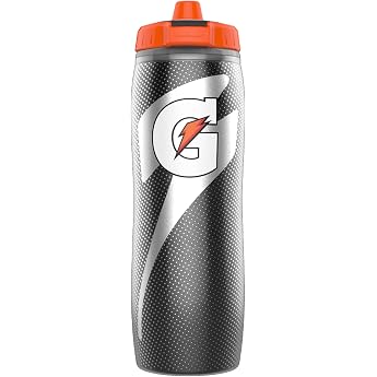 Gatorade Insulated Squeeze Bottle, Black, 850 ml