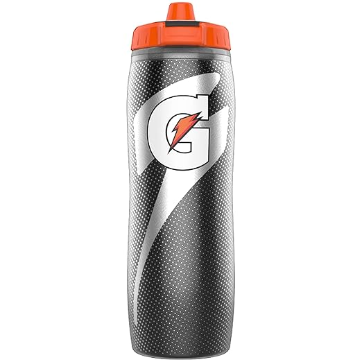 Gatorade Isolierte Quetschflasche, schwarz, 850 ml Gatorade Isolierte Quetschflasche, schwarz, 850 ml